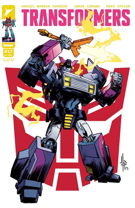 TRANSFORMERS #17 2ND PTG CVR B JASON HOWARD AUTOBOT VAR -- [Expected In Stock Date : 04-09-25 ]