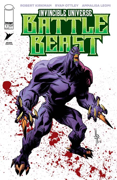 INVINCIBLE UNIVERSE BATTLE BEAST #1 2ND PTG CVR B JASON HOWARD VAR -- [Expected In Stock Date : 06-11-25 ]