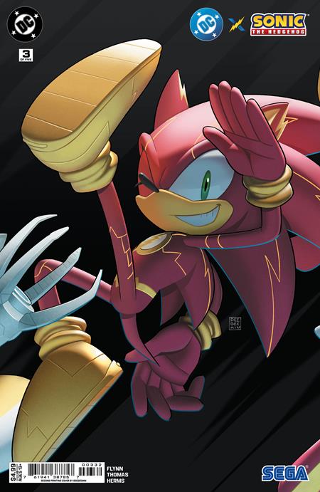 DC X SONIC THE HEDGEHOG #3 (OF 5) Second Printing Deegeemin Connecting -- [Expected In Stock Date : 04-29-26]
