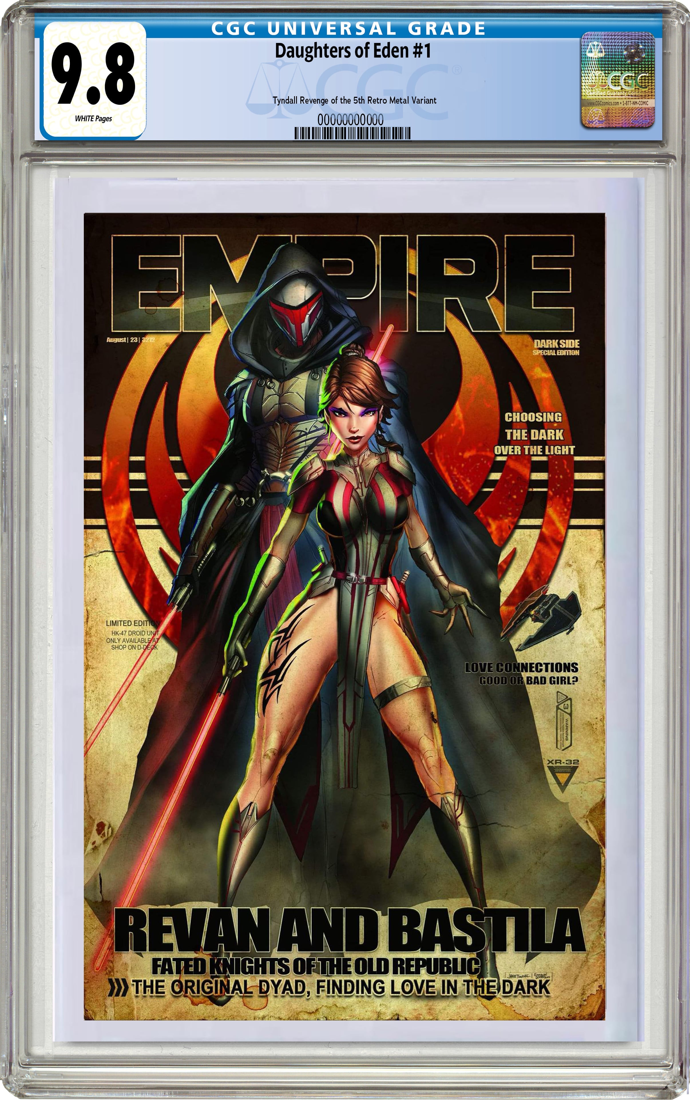 DAUGHTER'S OF EDEN #1 JAMIE TYNDALL REVENGE OF THE 5TH SITH REVAN EXCLUSIVE RETRO VARIANT OPTIONS