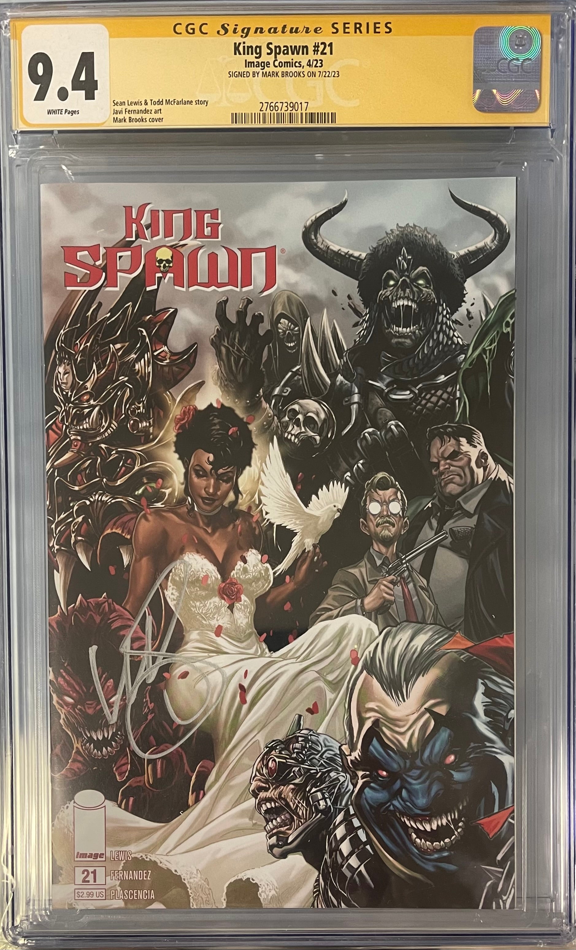 KING SPAWN #21 SIGNED BY MARK BROOKS CGC 9.4 (IN STOCK) C46