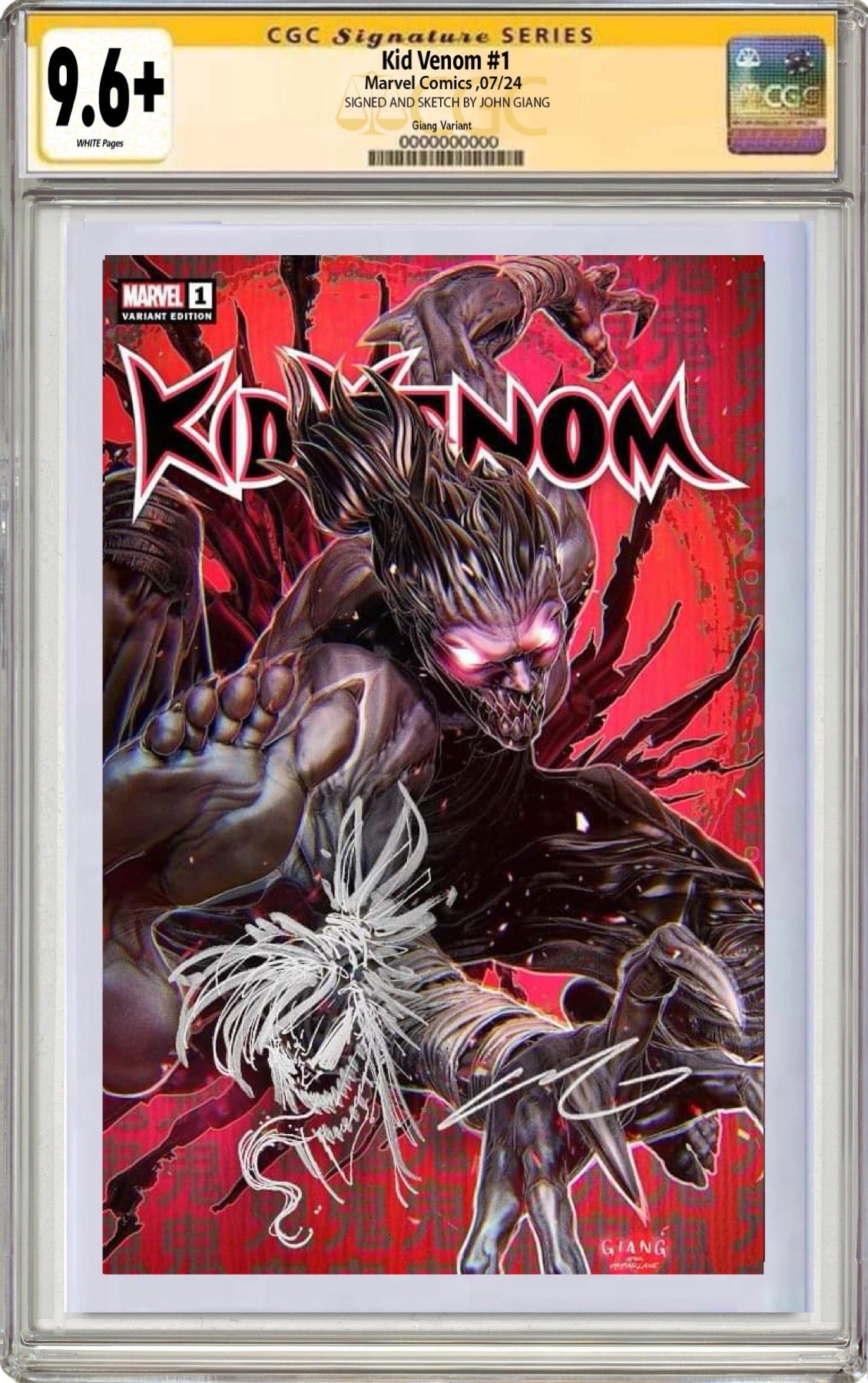 KID VENOM #1 JOHN GIANG EXCLUSIVE VARIANT OPTIONS- 07/10/2024