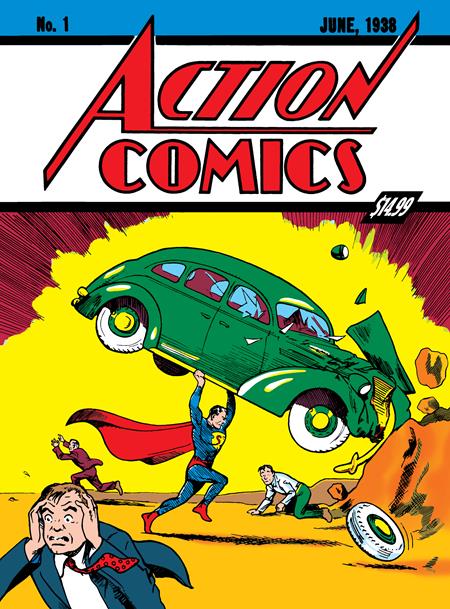 SUPERMAN DAY 2025 - ACTION COMICS #1 GOLDEN AGE SIZED FACSIMILE EDITION CVR C JOE SHUSTER FOIL VAR  -- [Expected In Stock Date : 04-09-25]