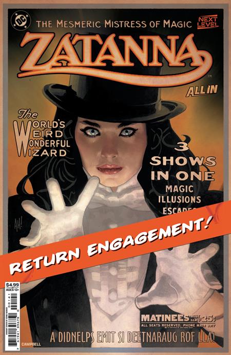 ZATANNA (2026) #1 CVR C ADAM HUGHES CARD STOCK VAR -- [Expected In Stock Date : 04-29-26]