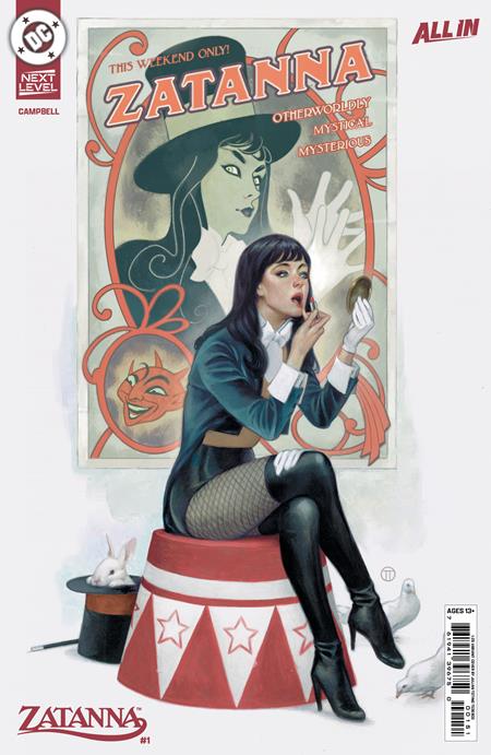 ZATANNA (2026) #1 CVR G INC 1:25 JULIAN TOTINO TEDESCO CARD STOCK VAR -- [Expected In Stock Date : 04-29-26]