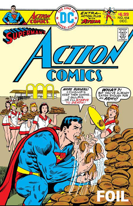 ACTION COMICS #454 FACSIMILE EDITION CVR C BOB OKSNER FOIL VAR -- [Expected In Stock Date : 04-08-26]