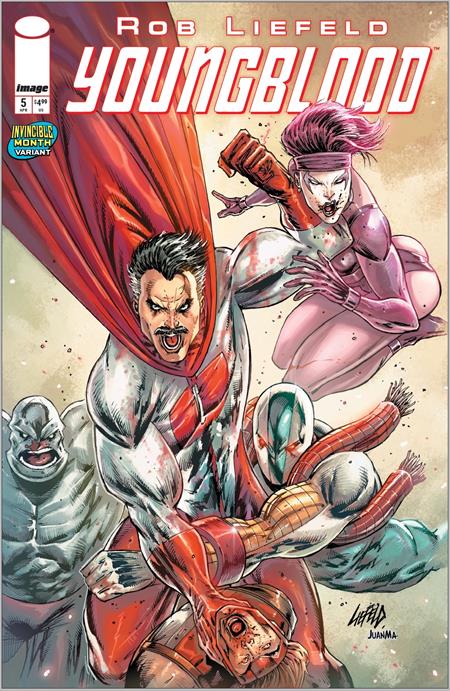 YOUNGBLOOD #5 CVR G ROB LIEFELD INVINCIBLE TEAM UP VAR (MR) -- [04-22-26]