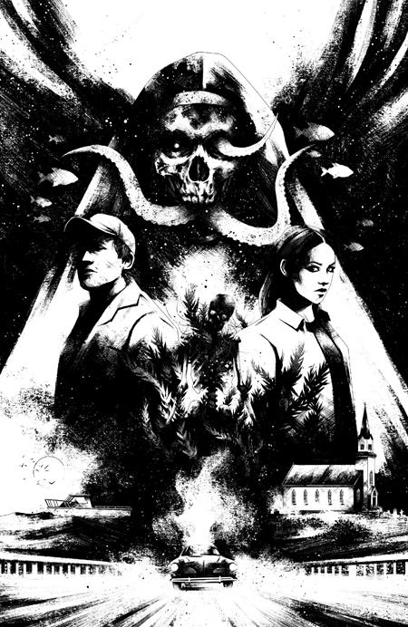 ESTUARY A GHOST STORY #1 (OF 4) CVR E INC 1:20 MAAN HOUSE B&W VAR-- [Expected In Stock Date : 04-08-26]