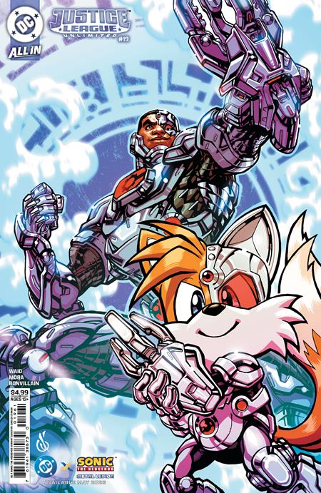 JUSTICE LEAGUE UNLIMITED #19 CVR F CARLOS DANDA DC X SONIC CARD STOCK VAR -- [Expected In Stock Date : 05-27-26]