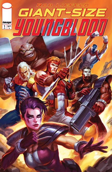 GIANT SIZE YOUNGBLOOD (ONE SHOT) CVR B ROB LIEFELD VAR -- [07-22-26]