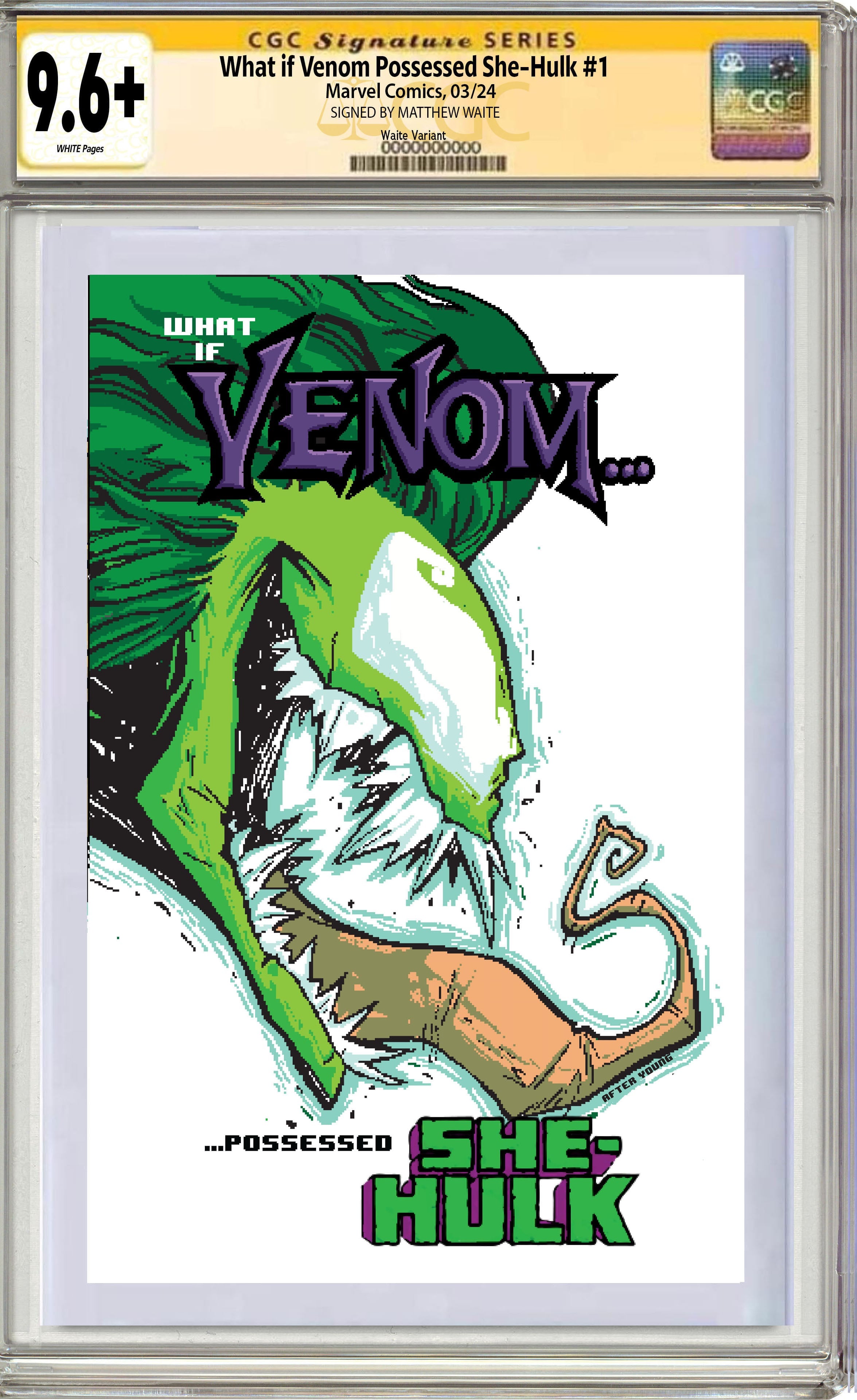 WHAT IF...? VENOM #4 MATTHEW WAITE EXCLUSIVE HOMAGE 05-15-24