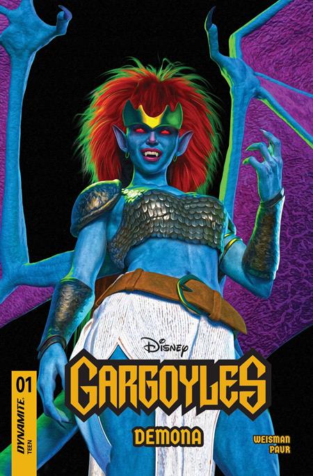 GARGOYLES DEMONA #1 CVR S MARK SPEARS BLACK BKGR FOC BONUS VAR -- [Expected In Stock Date : 07-09-25 ]