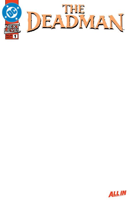 DEADMAN #1 (OF 6) CVR F BLANK CARD STOCK VAR -- [Expected In Stock Date : 06-03-26]