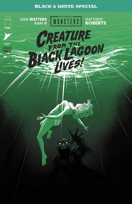 universal monsters creature from the black lagoon lives UNIVERSAL MONSTERS CREATURE FROM THE BLACK LAGOON LIVES BLACK & WHITE