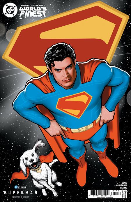 BATMAN SUPERMAN WORLDS FINEST #41 CVR D KEVIN MAGUIRE SUPERMAN MOVIE CARD STOCK VAR  -- [Expected In Stock Date : 07-16-25 ]