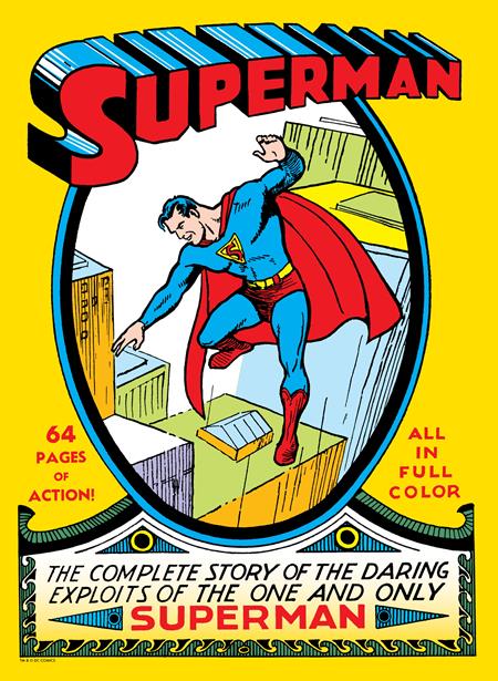 SUPERMAN #1 FACSIMILE EDITION CVR B JOE SCHUSTER & LEO O MEALIA FOIL VAR -- [Expected In Stock Date : 07-30-25 ]