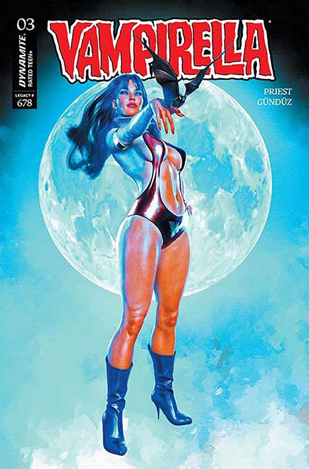 VAMPIRELLA (2025) #3 CVR W MARK SPEARS MOON ORIGINAL FOIL FOC BONUS VAR -- [Expected In Stock Date : 07-09-25 ]