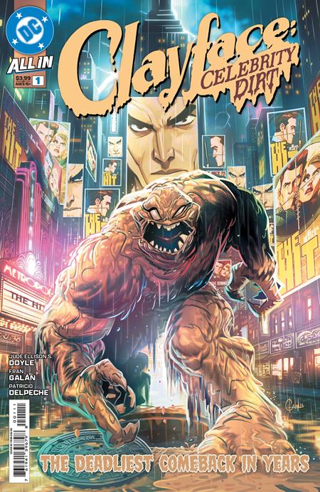 CLAYFACE CELEBRITY DIRT #1 (OF 6) CVR A FRAN GALAN -- [07-08-26] WF