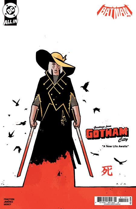 BATMAN #11 CVR G INC 1:25 DAVID AJA CARD STOCK VAR -- [07-01-26]