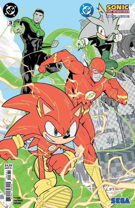 DC X SONIC THE HEDGEHOG THE METAL LEGION #3 (OF 5) CVR C TRAVIS MERCER CARD STOCK VAR -- [07-01-26]