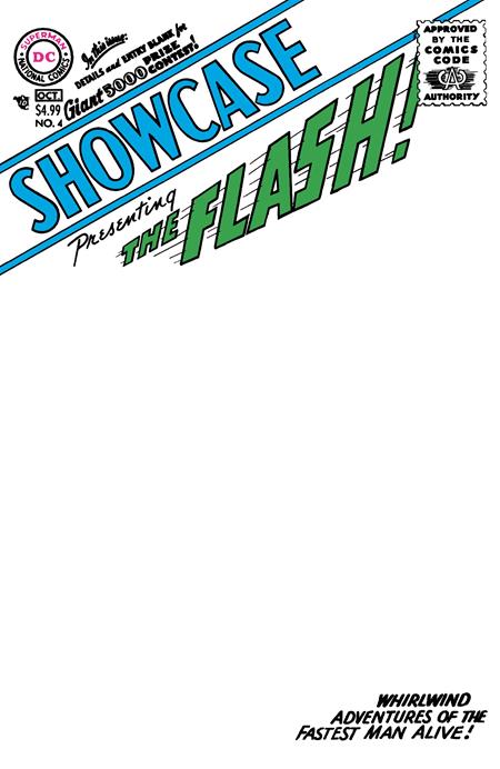 SHOWCASE #4 FACSIMILE EDITION CVR B BLANK CARD STOCK VAR -- [07-15-26 ]