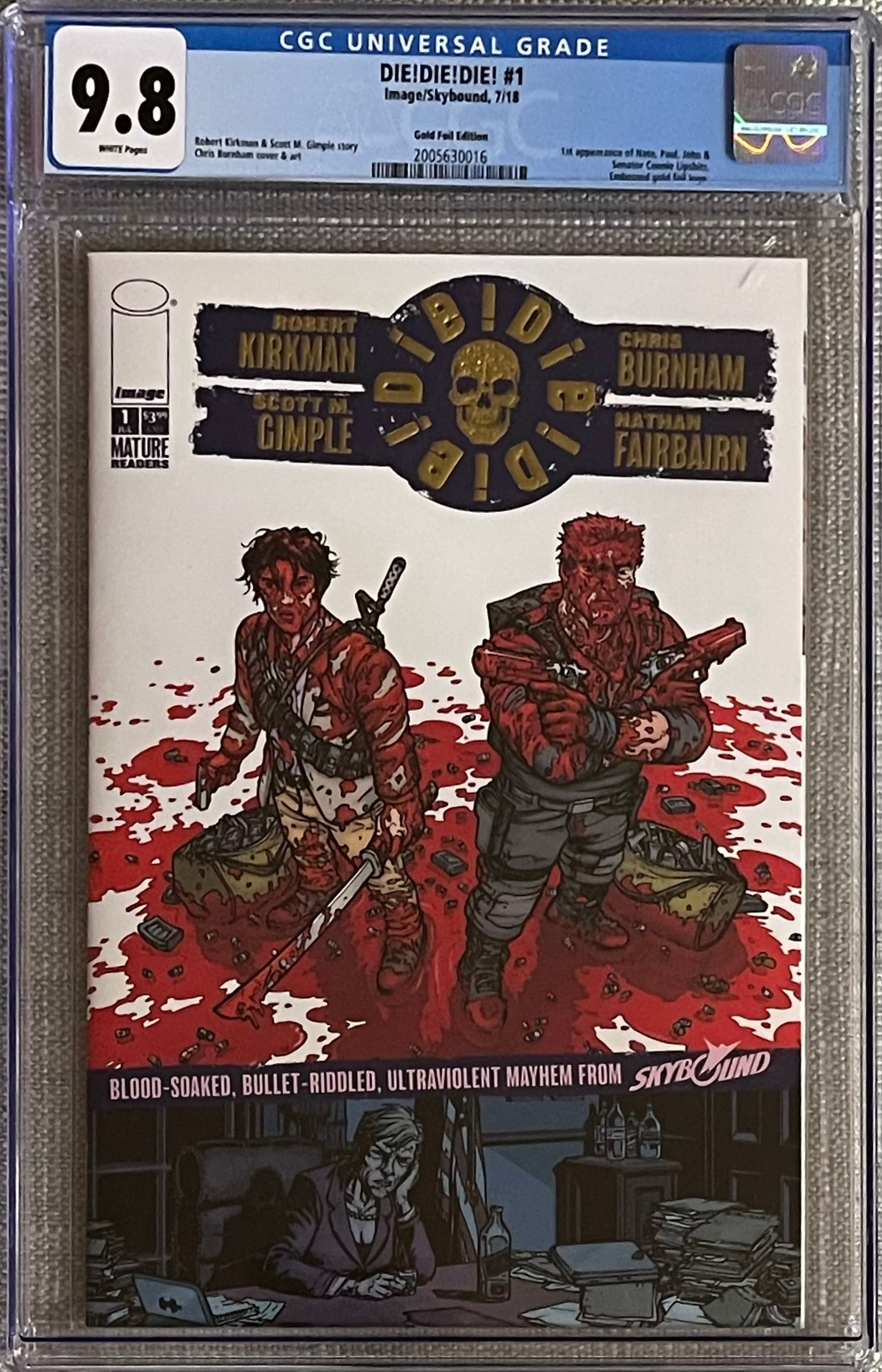 DIE DIE DIE #1 GOLD FOIL VARIANT CGC 9.8 (C110)