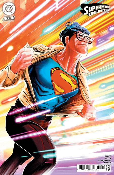 SUPERMAN UNLIMITED #4 CVR D ROBBI RODRIGUEZ CARD STOCK VAR  -- [Expected In Stock Date : 08-20-25 ]