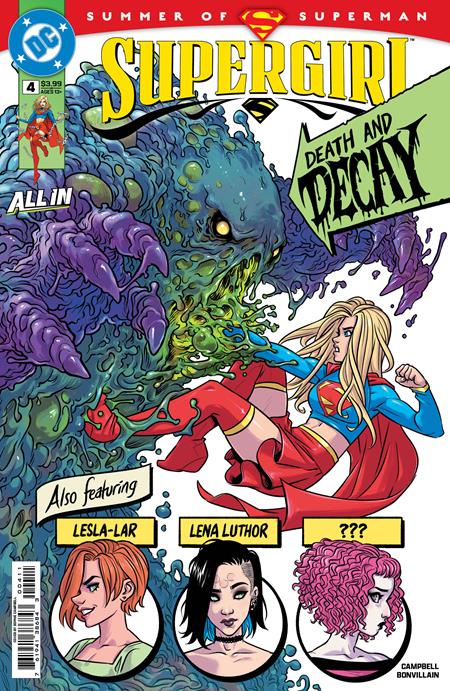 SUPERGIRL #4 CVR A SOPHIE CAMPBELL  -- [Expected In Stock Date : 08-13-25 ]