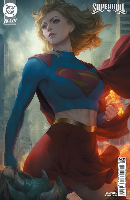 SUPERGIRL #4 CVR B STANLEY ARTGERM LAU CARD STOCK VAR  -- [Expected In Stock Date : 08-13-25 ]
