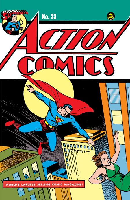 ACTION COMICS #23 FACSIMILE EDITION CVR B JOE SHUSTER FOIL VAR  -- [Expected In Stock Date : 08-27-25 ]