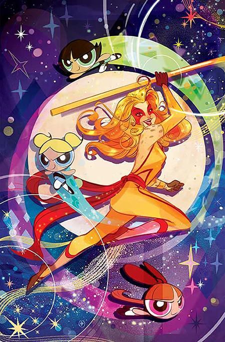 THUNDERCATS POWERPUFF GIRLS #1 CVR I INC 1:10 NICOLETTA BALDARI VIRGIN VAR -- [Expected In Stock Date : 07-23-25 ]