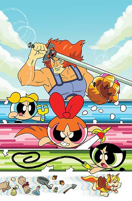 THUNDERCATS POWERPUFF GIRLS #1 CVR K INC 1:20 COLEMAN ENGLE VIRGIN VAR -- [Expected In Stock Date : 07-23-25 ]