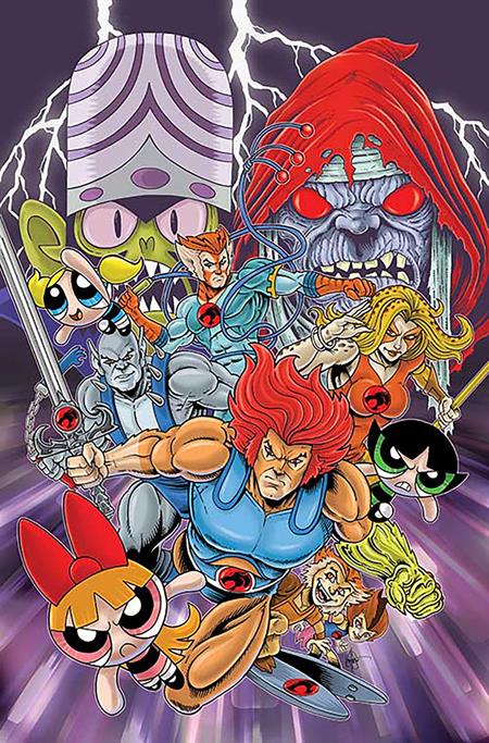 THUNDERCATS POWERPUFF GIRLS #1 CVR R INC 1:15 KEN HAESER VIRGIN FOC BONUS VAR -- [Expected In Stock Date : 07-23-25 ]