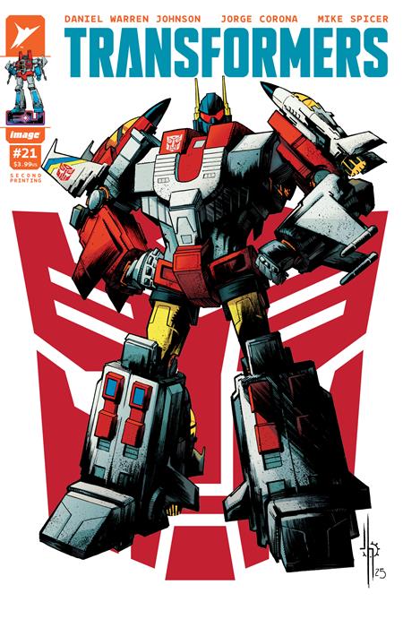 TRANSFORMERS #21 2ND PTG CVR B JASON HOWARD AUTOBOT VAR-- [Expected In Stock Date : 09-03-25 ]