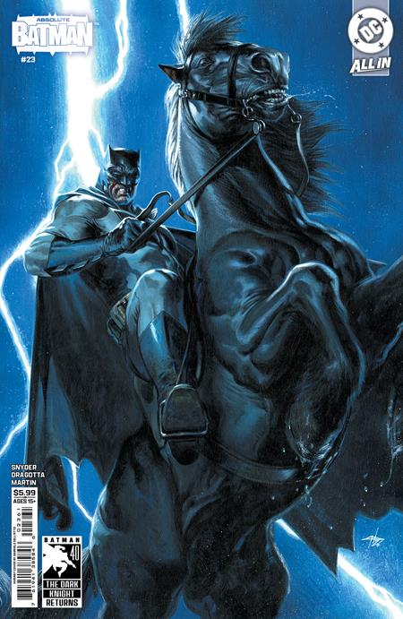 ABSOLUTE BATMAN #23 CVR E GABRIELE DELL OTTO DARK KNIGHT RETURNS 40TH ANNIVERSARY CARD STOCK VAR -- [08-12-26 ]