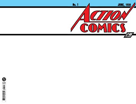 ACTION COMICS #1 FACSIMILE EDITION CVR B BLANK CARD STOCK VAR (2026) -- [08-26-26 ]