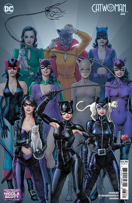 CATWOMAN #68 CVR D NICOLA SCOTT ARTIST SPOTLIGHT CARD STOCK VAR -- [Expected In Stock Date : 09-18-24 ]