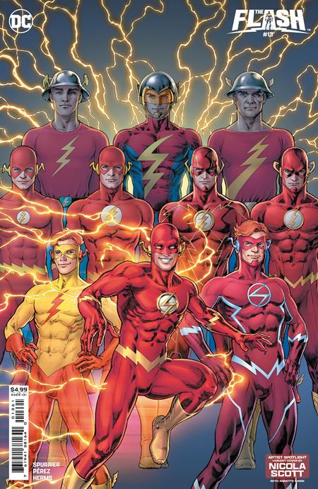 FLASH #13 CVR D NICOLA SCOTT ARTIST SPOTLIGHT CARD STOCK VAR -- [Expected In Stock Date : 09-25-24]