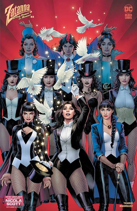 ZATANNA BRING DOWN THE HOUSE #4 (OF 5) CVR D NICOLA SCOTT ARTIST SPOTLIGHT VAR (MR) -- [Expected In Stock Date : 09-25-24]