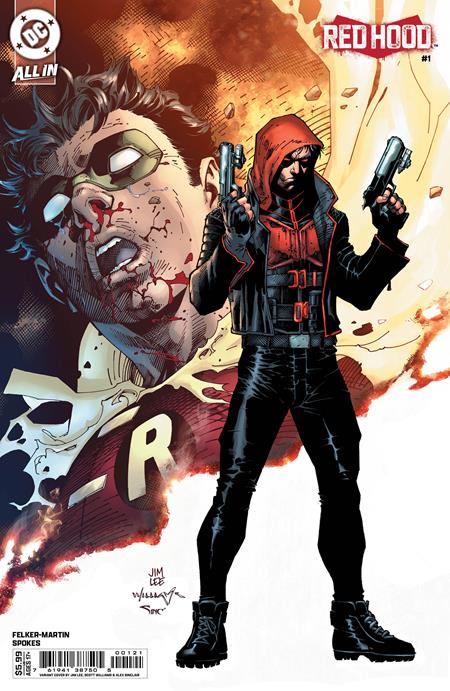 RED HOOD #1 CVR B JIM LEE CARD STOCK VAR (MR)  -- [Expected In Stock Date : 09-10-25 ]