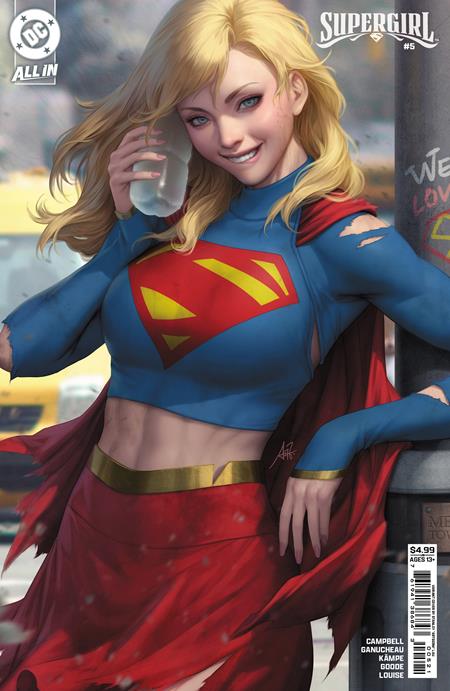 SUPERGIRL #5 CVR B STANLEY ARTGERM LAU CARD STOCK VAR  -- [Expected In Stock Date : 09-10-25 ]