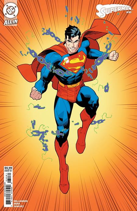 SUPERMAN #30 CVR H DAN MORA CORNER BOX CARD STOCK VAR  -- [Expected In Stock Date : 09-24-25 ]