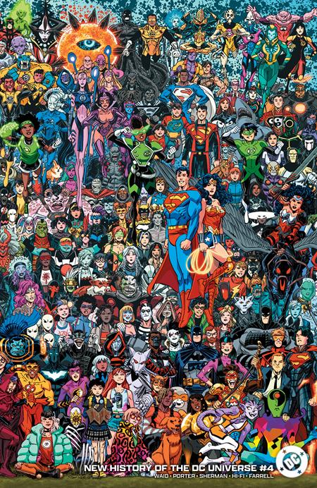 NEW HISTORY OF THE DC UNIVERSE #4 (OF 4) CVR D SCOTT KOBLISH LEGACY CARD STOCK VAR  -- [Expected In Stock Date : 10-22-25 ]