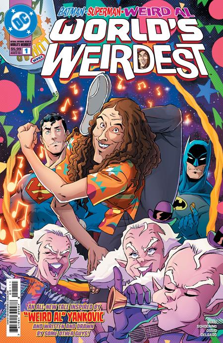 BATMAN SUPERMAN WEIRD AL WORLDS WEIRDEST #1 (ONE SHOT) CVR A DAN SCHOENING -- [Expected In Stock Date : 9/2/2026 ]
