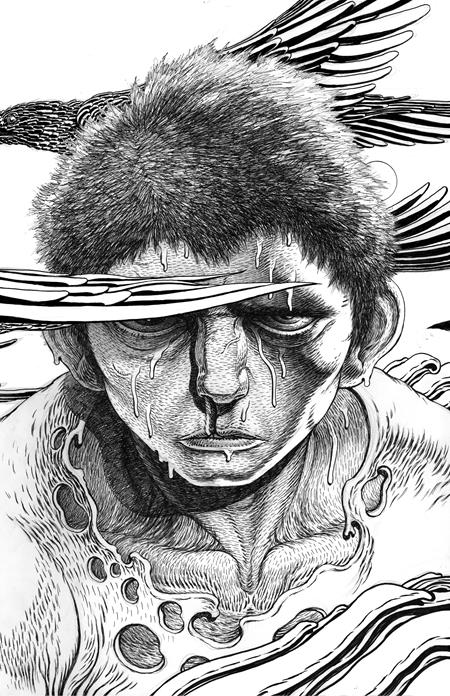KARMAN BLADE #1 (OF 4) CVR C INC 1:25 IAN BERTRAM B&W VIRGIN WRAPAROUND VAR (MR) -- [9/9/2026 ]