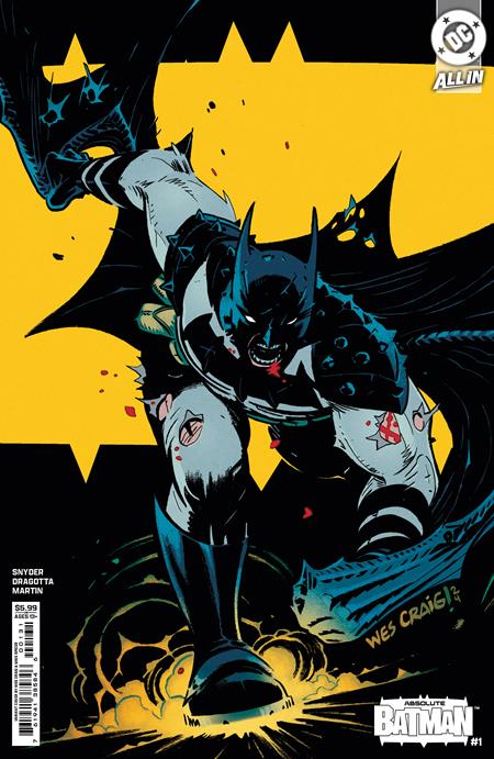 ABSOLUTE BATMAN #1 CVR B WES CRAIG CARD STOCK VAR -- [Expected In Stock Date : 10-09-24]