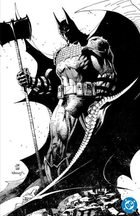 ABSOLUTE BATMAN #1 CVR H INC 1:100 JIM LEE BLACK & WHITE CARD STOCK VAR-- [Expected In Stock Date : 10-09-24]