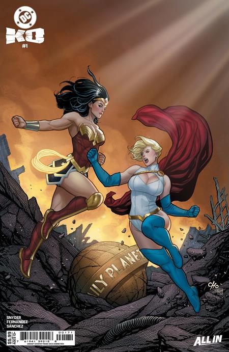 DC K.O. #1 (OF 4) CVR D FRANK CHO CARD STOCK VAR  -- [Expected In Stock Date : 10-08-25 ]