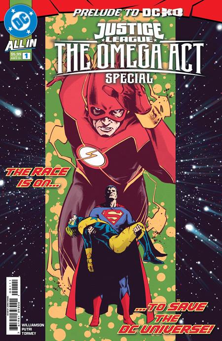 JUSTICE LEAGUE THE OMEGA ACT SPECIAL #1 (ONE SHOT) CVR A JORGE FORNES (DC K.O.)  -- [Expected In Stock Date : 10-01-25 ]