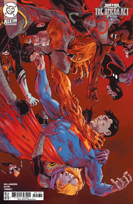 JUSTICE LEAGUE THE OMEGA ACT SPECIAL #1 (ONE SHOT) CVR C FERNANDO BLANCO CARD STOCK VAR (DC K.O.)  -- [Expected In Stock Date : 10-01-25 ]